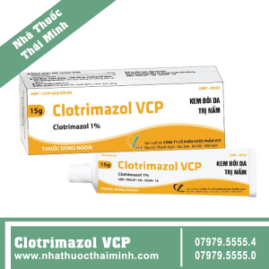 Clotrimazol Vcp 1% 15g - Thuốc Điều Trị Nhiễm Nấm Hiệu Quả