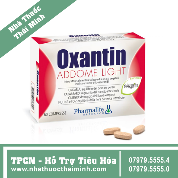 Viên Uống Pharmalife Oxantin Addome Light - Hỗ Trợ Tiêu Hóa, Giảm Cân