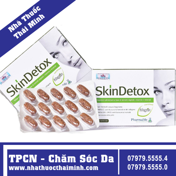 Skin Detox - Viên Uống Đẹp Da, Thải Độc Ngừa Mụn Của Pharmalife