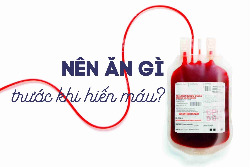 Trước khi hiến máu nên ăn gì?