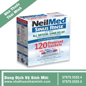 Hỗn hợp rửa mũi NeilMed Sinus Rinse hỗ trợ ngừa viêm mũi 120 gói
