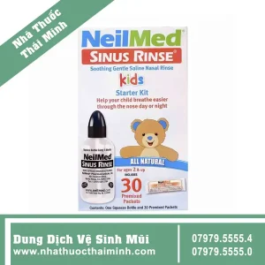 Bộ vệ sinh mũi NeilMed Sinus Rinse Kids Starter Kit 4 -10 tuổi