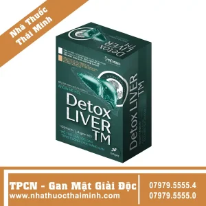 Viên uống Detox Liver TM - Hỗ trợ giải độc gan 30 viên