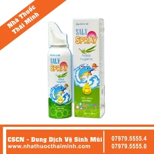 Xịt mũi Saly Spray - Hỗ trợ làm sạch, thông mũi cho trẻ em (100ml)